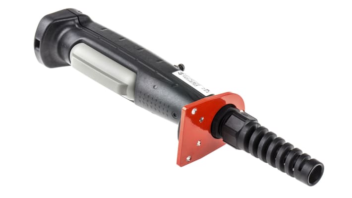 Interruttore di abilitazione di sicurezza Allen Bradley Guardmaster 440J-N21TNPM, 3 posizioni, IP66, dimensioni 260x46x58mm.