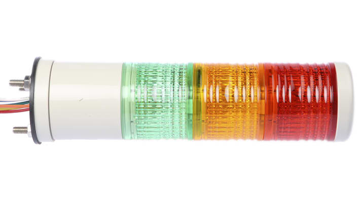Torretta di segnalazione LED Schneider Electric XVC4B3K, 3 elementi, montaggio superficiale, altezza 170.5 mm, IP54.