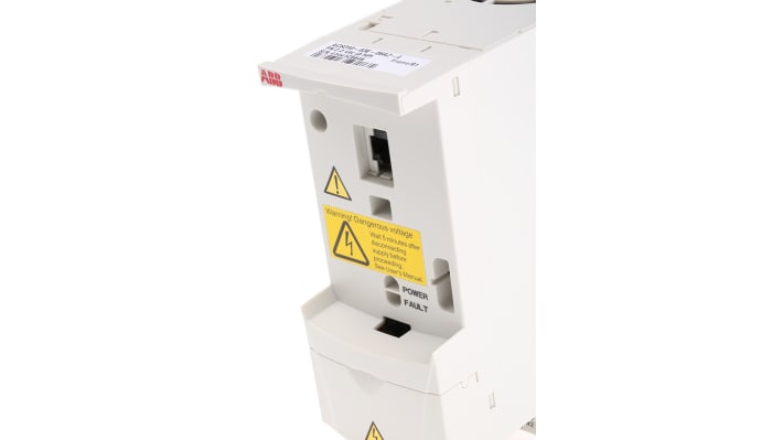 Inverter trifase ABB ACS310-03E-06A2-4, potenza 2,2 kW, dimensioni 217x132x344 mm, interfacce RS232 e RS485.