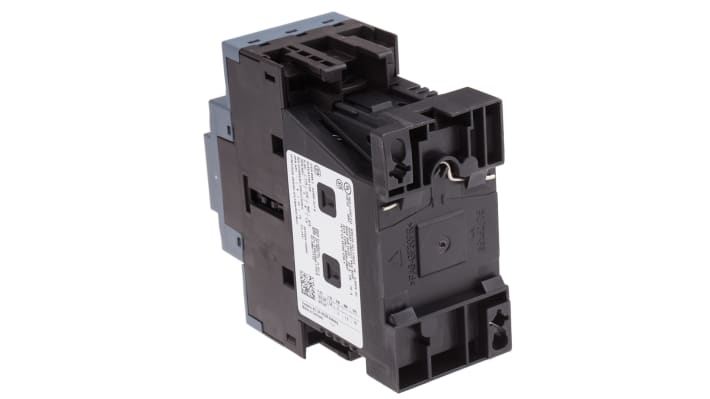 Contattore Siemens 3RT2024-2BB40 3 poli 3NO 12A 5,5 kW 24V DC - Resistente, certificato per uso globale, bassa perdita di potenza - Ideale per applicazioni industriali.