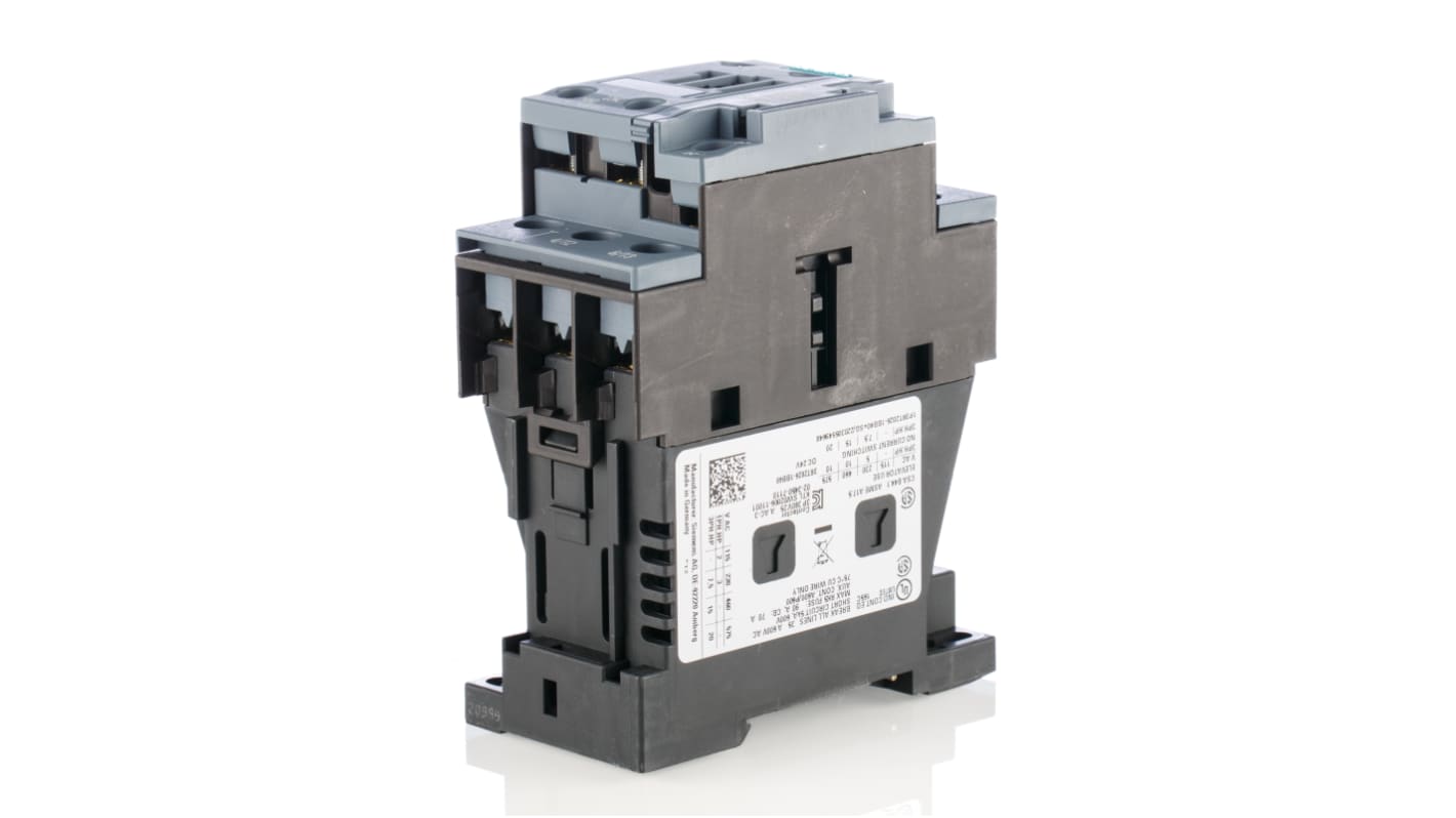 Contattore tripolare Siemens 3RT2026-1BB40 AC 25A - Serie Sirius Innovation per motori elettrici - Affidabile, versatile e compatto.
