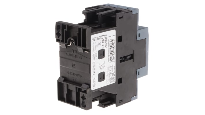 Contattore Siemens 3RT2026-2AP00, 3 poli, 25 A, bobina 230 V, dimensioni 45x102x97 mm, temperatura operativa -25°C/+60°C.