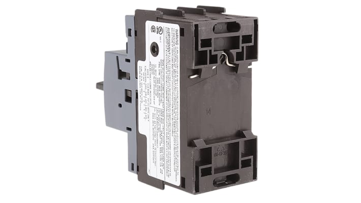 Interruttore automatico di protezione motore Siemens 3RV2011-1HA10 - 690V, 5,5-8A, Serie SIRIUS Innovation. Montaggio su guida DIN, resistente a sovraccarichi e cortocircuiti. Ideale per ambienti difficili.