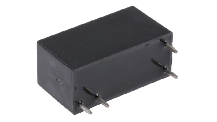 Finder 41.81.7.024.8240, relè a stato solido SPST per montaggio su PCB, 3 A, 240 V ac, dimensioni 29 x 12.7 x 15.7 mm.