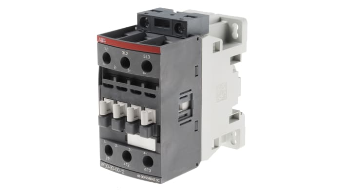 Contattore ABB 1SBL277001R1200 AF, 3 poli, 21 A, bobina 110 V, dimensioni 45x86x86 mm, conforme a IEC 60947.
