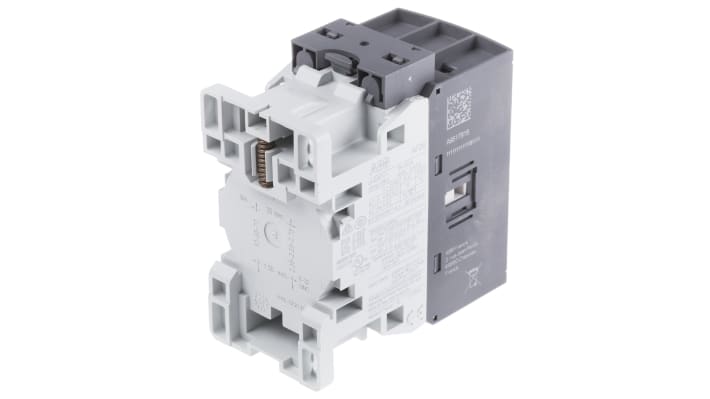 Contattore ABB 1SBL237001R1400 AF26-30-00-14, 3 poli 3NO, 17 A, bobina 250-500 V, dimensioni 86x45x86 mm.