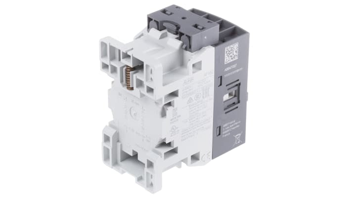 Contattore ABB 1SBL176501R2100 AF16Z-22-00-21, 4 poli, 30 A, 7,5 kW, 60 V c.c., dimensioni 80x45x77 mm, montaggio a vite.