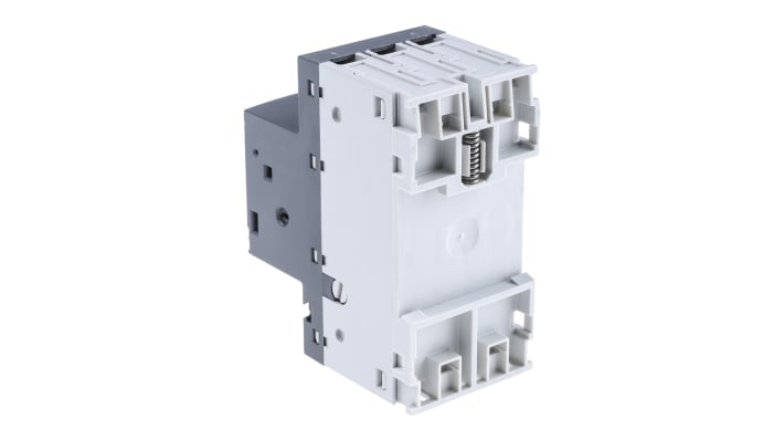 Interruttore automatico del motore ABB 1SAM350000R1009 MS132-6.3, 3 poli, corrente 4-6,3 A, montaggio su guida DIN, dimensioni 90x45x81,25 mm.