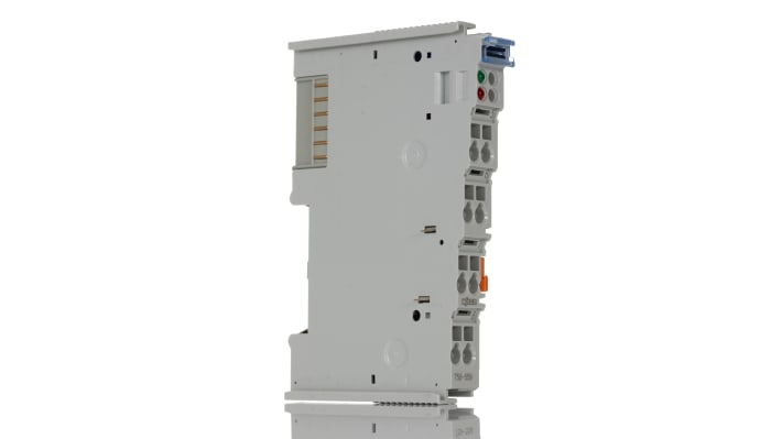 Modulo I/O Wago 750-559 per guida DIN, 4 uscite analogiche, dimensioni 100 x 12 x 64 mm, terminali CAGE CLAMP.