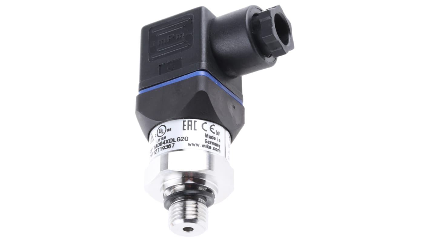Trasmettitore di pressione WIKA 12719367, 600 bar max, sensore piezo-resistivo, uscita 4-20 mA, struttura in acciaio inox.