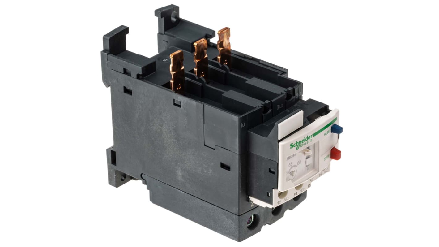 Relè di sovraccarico termico differenziale Schneider Electric LRD365 per protezione motore da 48 a 65 A. Affidabile e facile da installare!