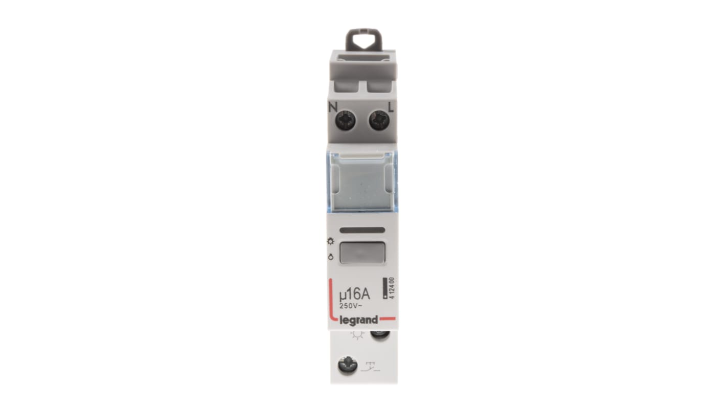 Contattore Legrand 4 124 00, serie CX3, 16 A, bobina 230 V ca, relè bistabile ad impulso, conforme NF EN 60669-2-2.
