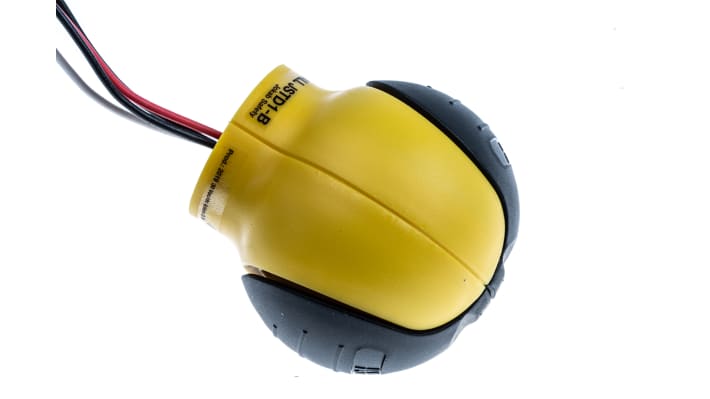 Interruttore di sicurezza a due mani ABB JSTD1-B, corpo in polipropilene, protezione IP67, dimensioni 72 x 72 x 71 mm.