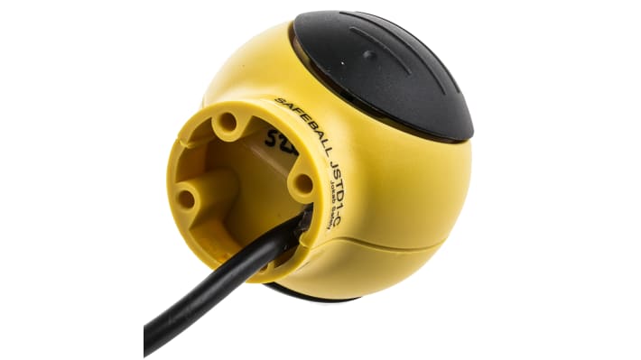 Interruttore di sicurezza a due mani ABB JSTD1, dimensioni 72 x 72 x 71 mm, protezione IP67, cavo PVC 10 m.