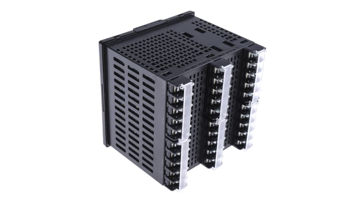 Termoregolatore PID Omron E5AN-HAA2HBM-500, 100-240 V, 96 x 96 mm, montaggio a pannello, display 5 cifre, operatività -10/+55 °C.
