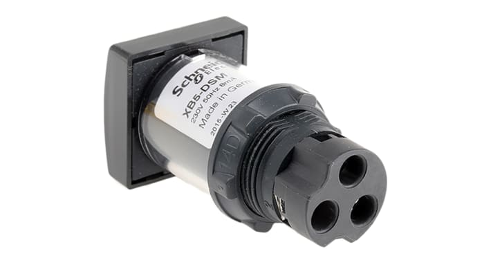 Contatore meccanico Schneider Electric XB5DSM, display analogico 5 cifre, montaggio a filo, IP66, temperatura -25/+70 °C.