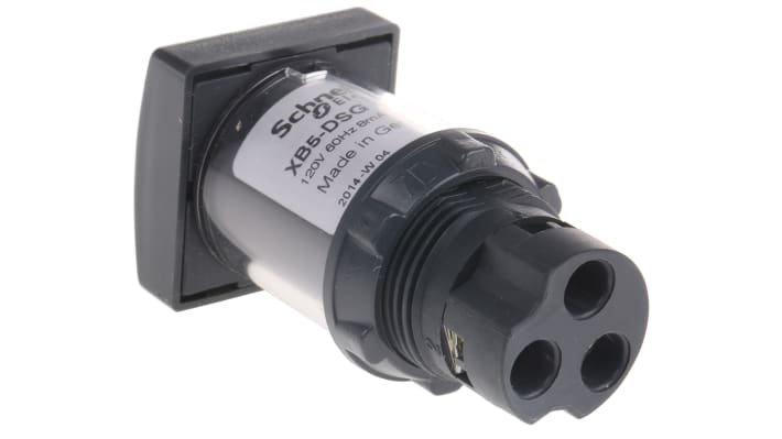 Contatore analogico Schneider Electric XB5DSG, 5 cifre, montaggio a filo, IP66, 120 V c.a., intervallo 0-9999,9.