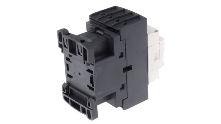 Contattore Schneider Electric LC1DT20C7, 4 poli, 20 A, bobina 36 V c.a., montaggio a pannello, dimensioni 45x85x92 mm, grado di protezione IP20.