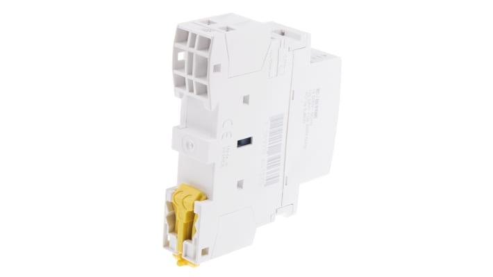 Contattore monofase Schneider Electric GC2510B5, 25 A, 24 V c.a., montaggio a pannello o su guida DIN, dimensioni 17.5 x 81 x 65 mm.
