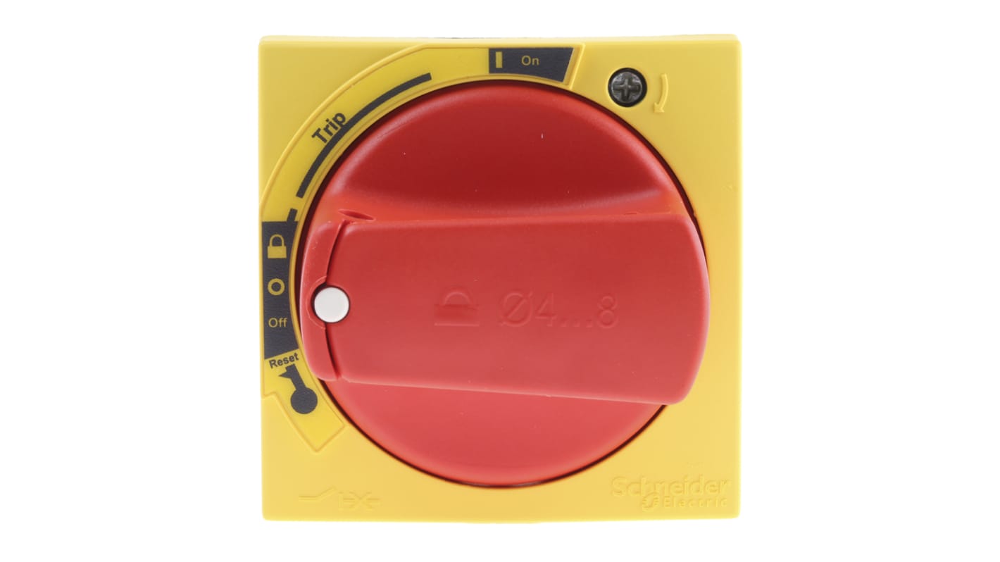Schneider Electric GV2APN02: Manopola bloccabile per Serie GV2L/P, contenitore IP55 per dispositivi di avviamento e teleruttori.