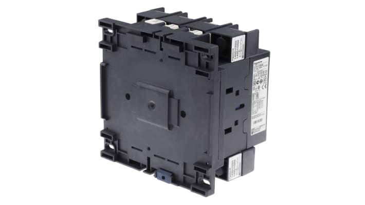Contattore Schneider Electric LC1D1150046B7, 4 poli, 115 A, 24 V c.a., montaggio a pannello o su guida DIN, dimensioni 158x155x115 mm.