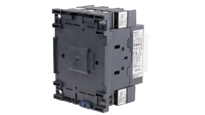 Contattore Schneider Electric LC1D1156N7, 3 poli, 115 A, montaggio a pannello, dimensioni 158 x 120 x 136 mm, bobina 400 V c.a.