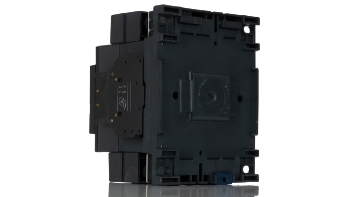 Contattore Schneider Electric LC1D1506F7, 3 poli, corrente 150 A, tensione bobina 110 V c.a., montaggio su guida DIN.