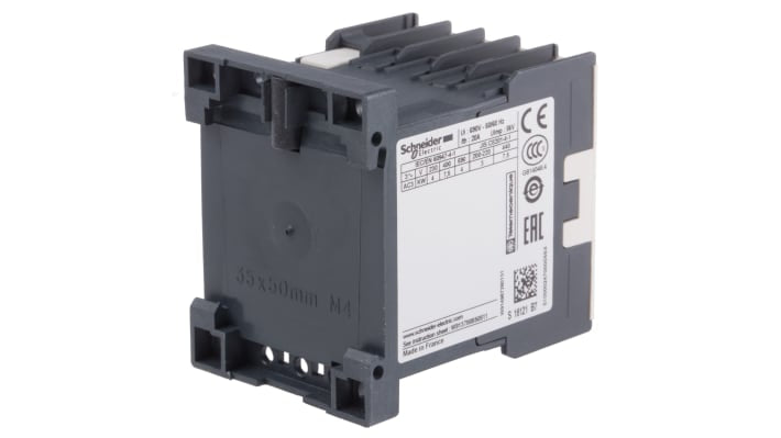 Contattore Schneider Electric LC1K1610B7, 3 poli, 16 A, bobina 24 V c.a. per carichi ad alta corrente. Affidabile e di qualità per applicazioni industriali.