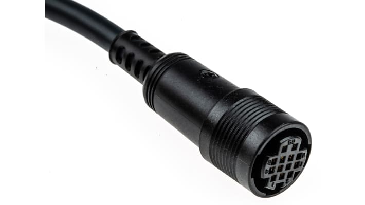 Encoder incrementale Omron E6CP-AG5C-C, 256 impulsi, 12-24 V c.c., diametro albero 6 mm, IP50, altezza 50 mm.