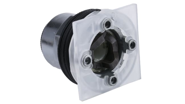 Selettore a 3 posizioni Schneider Electric 9001KS53B, diametro foro 30mm, costruzione in metallo, impugnatura standard.