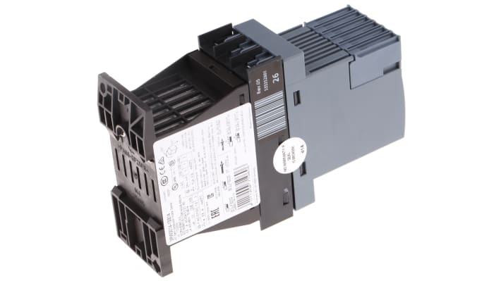 Avviatore soft-start Siemens 3RW3014-1BB14, 3 fasi, 3 kW, montaggio su guida DIN, dimensioni 151x45x95 mm.