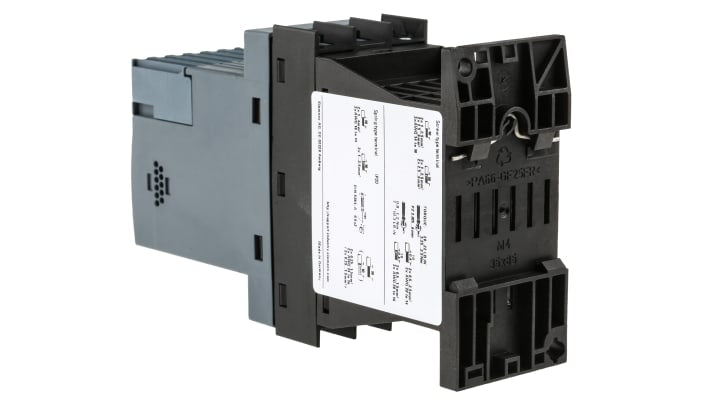 Avviatore soft-start Siemens 3RW3014-1BB04, 3 fasi, 3 kW, 480 V, IP20, dimensioni 45x151x95 mm, controllo bifase.