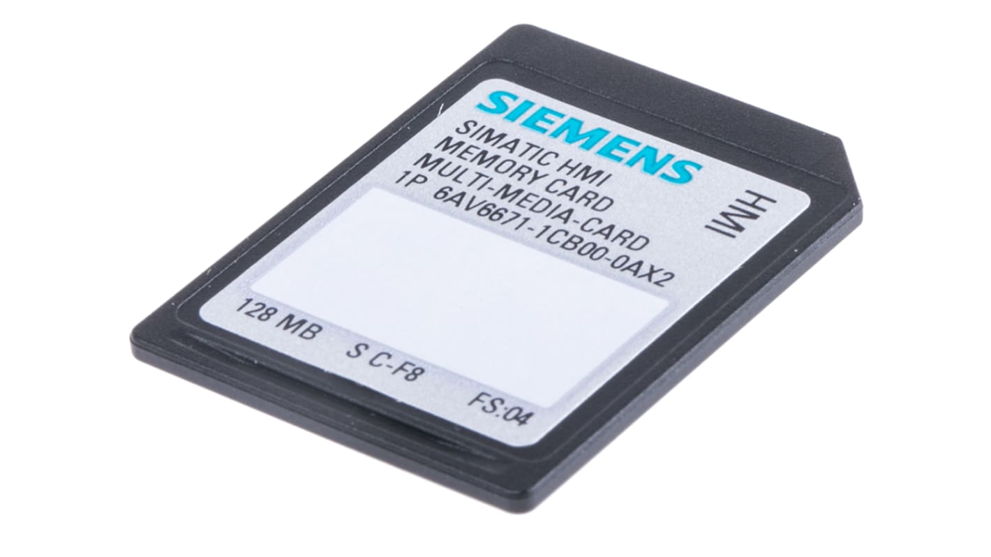 Scheda di memoria Siemens 6AV6671-1CB00-0AX2 per HMI C7-635 - 128MB, temperatura operativa 0-50 °C, ideale per pannelli mobili 177/277.