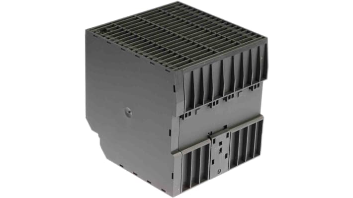 Alimentatore PLC Siemens 3RX9503-0BA00, 30 V CC, 8 A, montaggio su guida DIN, dimensioni 125 x 120 x 125 mm.