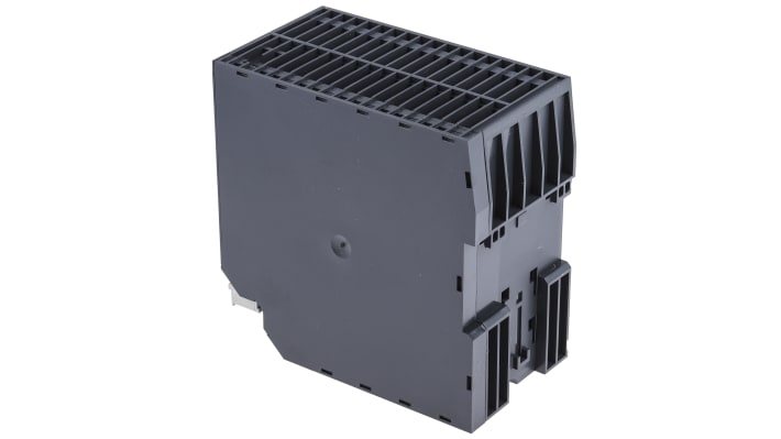 Alimentatore PLC Siemens 3RX9502-0BA00, 5 A, 120-230 V, dimensioni 125 x 70 x 125 mm, grado di protezione IP20.