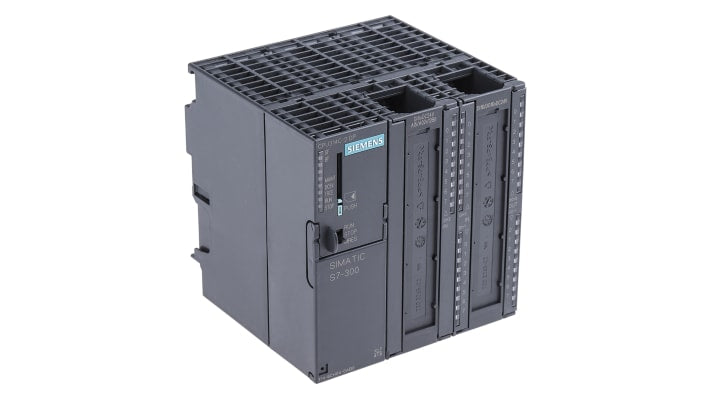 CPU PLC Siemens SIMATIC S7-300, 28 ingressi/18 uscite, RS485, 192 KB RAM - Ideale per automazione industriale.