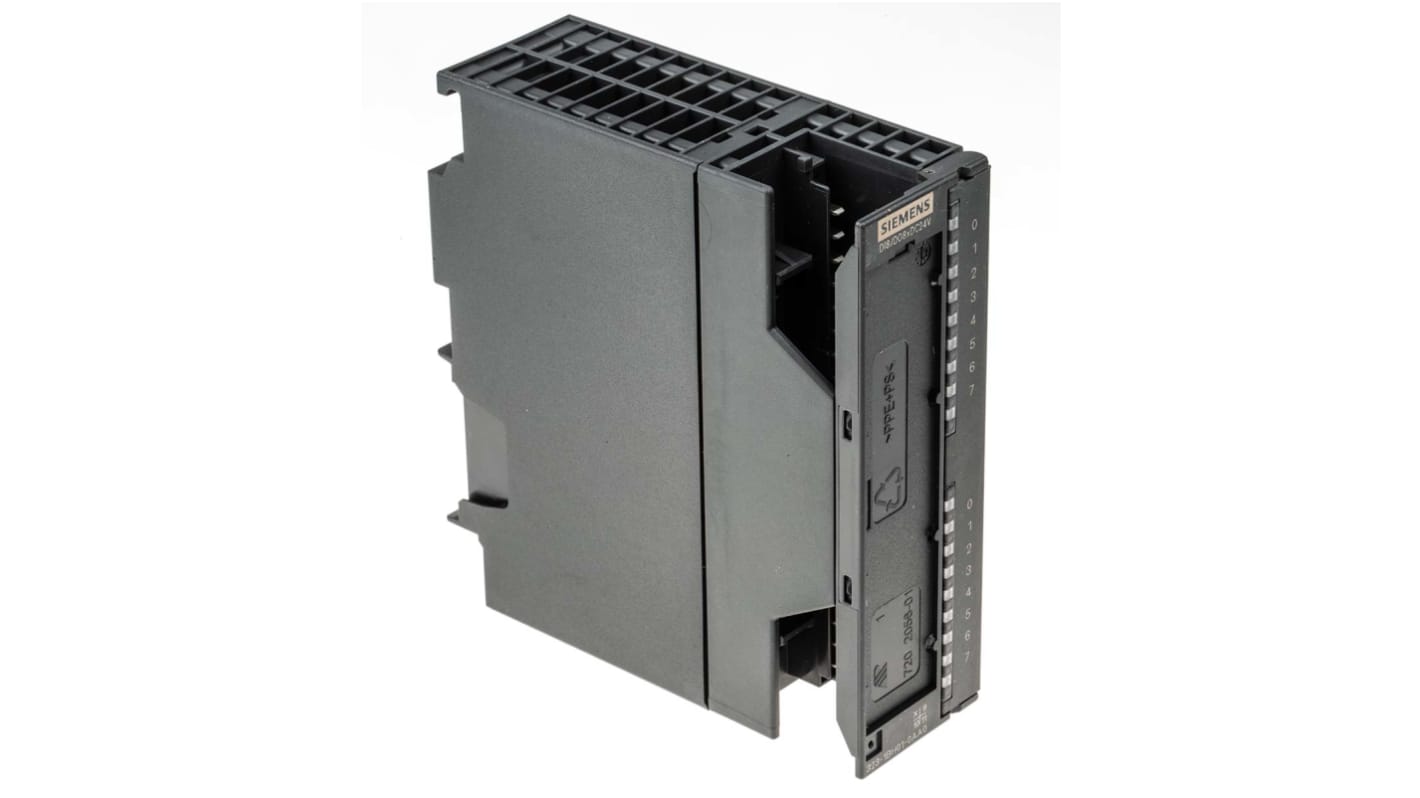 Modulo I/O digitale Siemens 6ES7323-1BH01-0AA0 per PLC S7-300 - 8 ingressi / 8 uscite - Isolamento 500V - Tensione 24V - Serie SIMATIC.