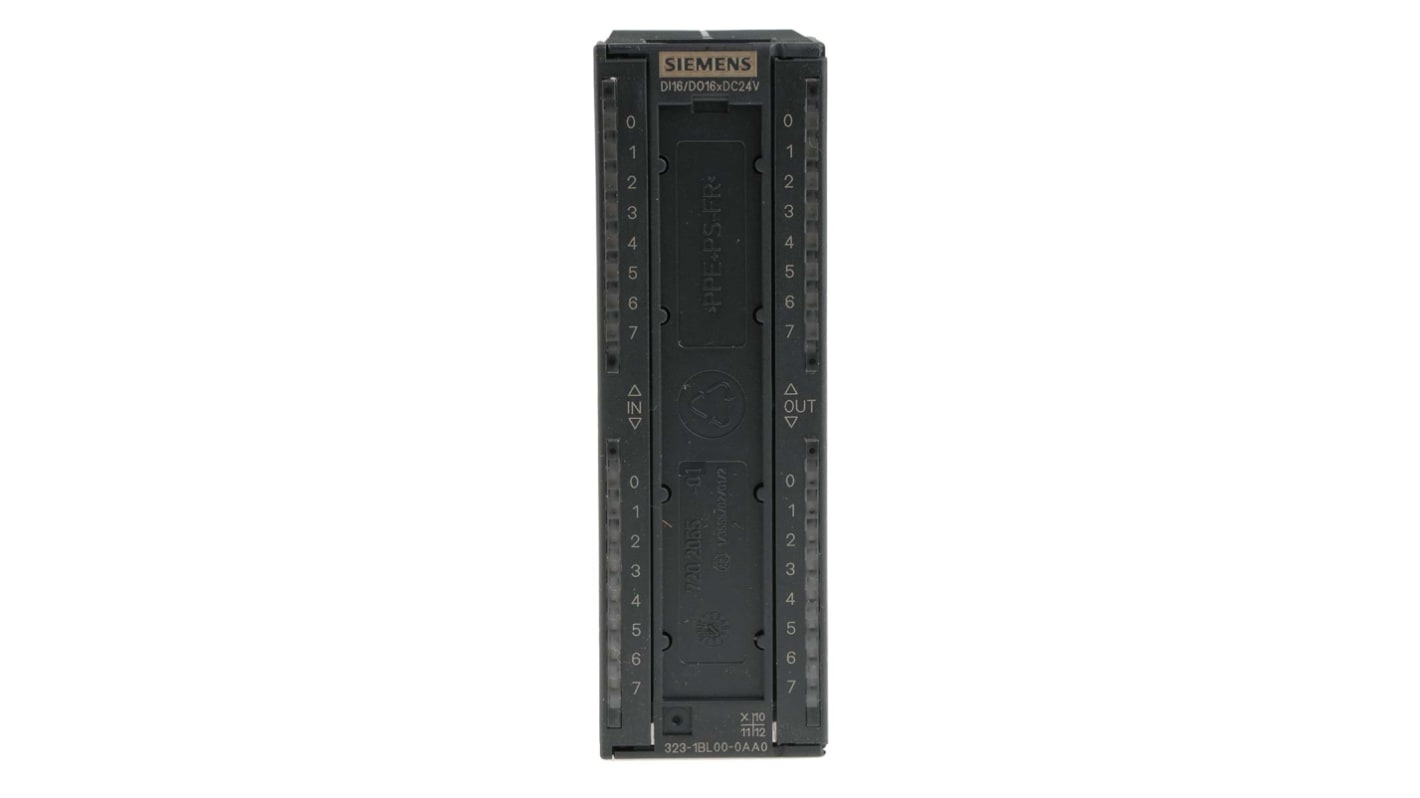 Modulo I/O digitale Siemens 6ES7323-1BL00-0AA0 per Serie S7-300, 24V c.c., 16 porte - Efficiente comunicazione periferica PLC con indicatori LED.