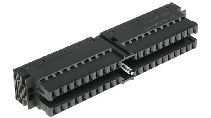 Connettore anteriore Siemens 6ES7392-1BM01-0AA0 per Modulo ingresso analogico SM 331 S7-300. Interconnessione rapida e codifica per affidabilità.