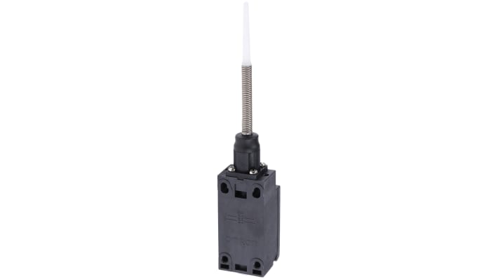 Omron D4N4187, interruttore di fine corsa miniaturizzato con alloggiamento in plastica, configurazione DPST, dimensioni 64x31x31.5 mm.