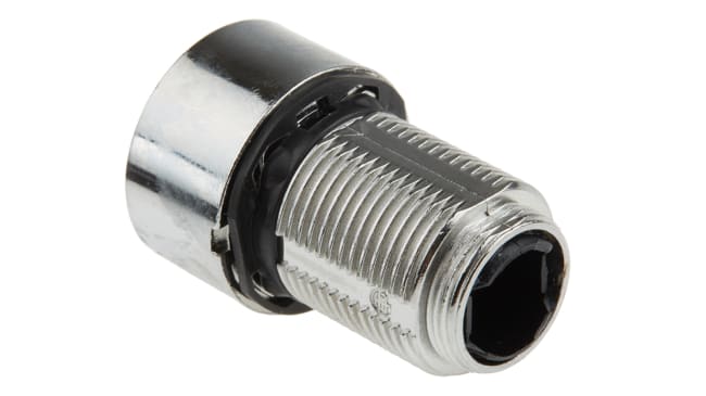 Pulsante a incasso Schneider Electric XB4BA921, montaggio a pannello, IP66, diametro foratura 22 mm, resistenza meccanica 5.000.000 cicli.
