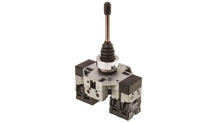 Pulsante DPST Schneider Electric, serie Harmony XD2, montaggio a pannello, IP66, diametro 22 mm, colore cromo, materiale metallico.
