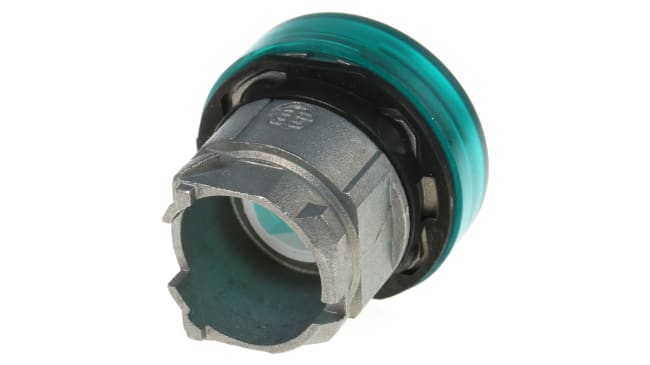Spia luminosa verde Schneider Electric, serie Harmony XB4, montaggio a pannello, diametro foro 22mm, grado di protezione IP66/IP67/IP69K.