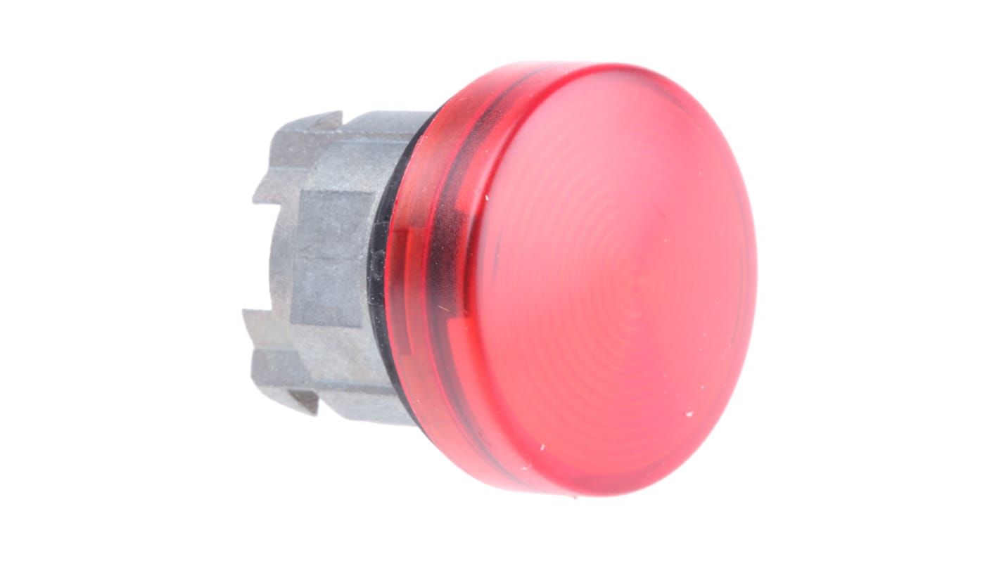 Spia luminosa rotonda rossa Schneider Electric, serie Harmony XB4, montaggio a pannello, diametro foro 22mm, protezione IP66/IP67/IP69K.
