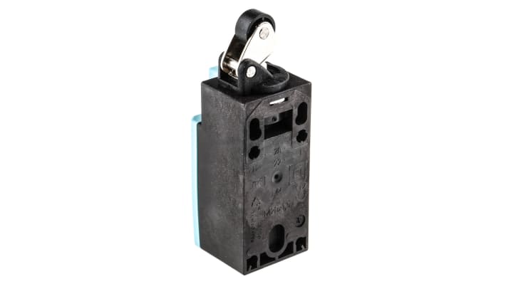 Interruttore di interblocco Siemens 3SE5232-0HE10, leva a rullo, contatti NO/NC, grado di protezione IP65, dimensioni 31mm x 75.7mm x 33mm.