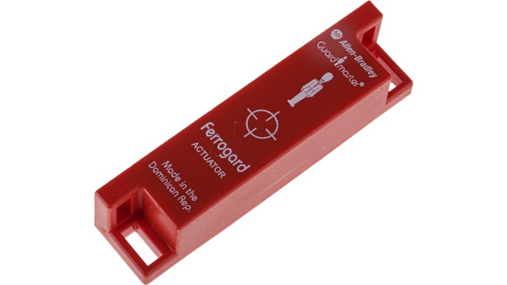 Interruttore di sicurezza senza contatto Allen Bradley Guardmaster 440N-G02028, 250V, grado di protezione IP67, attuatore magnetico incluso.