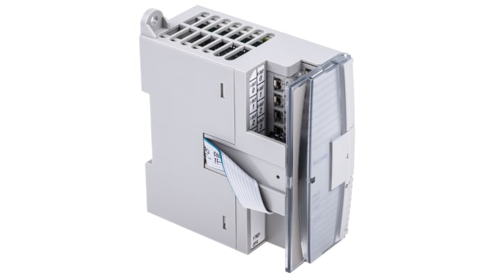 Modulo I/O analogico Allen Bradley 1762-OF4 per MicroLogix 1100, 4 uscite 4-20 mA, montaggio su guida DIN, dimensioni 90 x 40 x 87 mm.