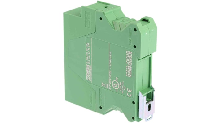 Modulo di espansione Phoenix Contact 2313931, isolatore di interfaccia Ethernet per guida DIN, due porte RJ45, -25°C/+85°C.