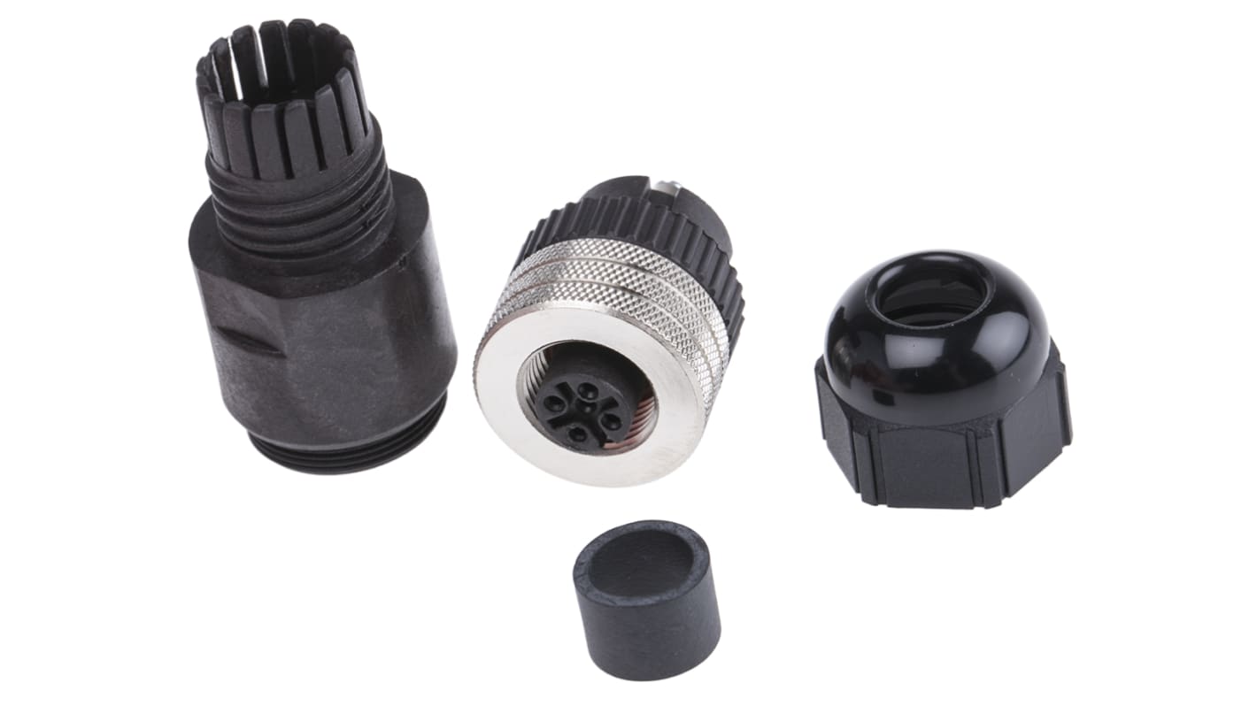 Connettore industriale elettronico Brad from Molex - 1200710043, ideale per cavi personalizzati. Contatti in rame placcati in oro, IP67, NEMA 6, antivibrazione. Conforme allo standard IEC.