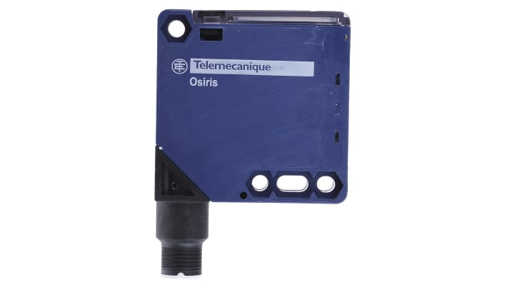 Sensore fotoelettrico compatto Telemecanique XUK2AKSNM12T - Rilevamento 30m, uscita Solid state, IP65, ideale per applicazioni industriali.
